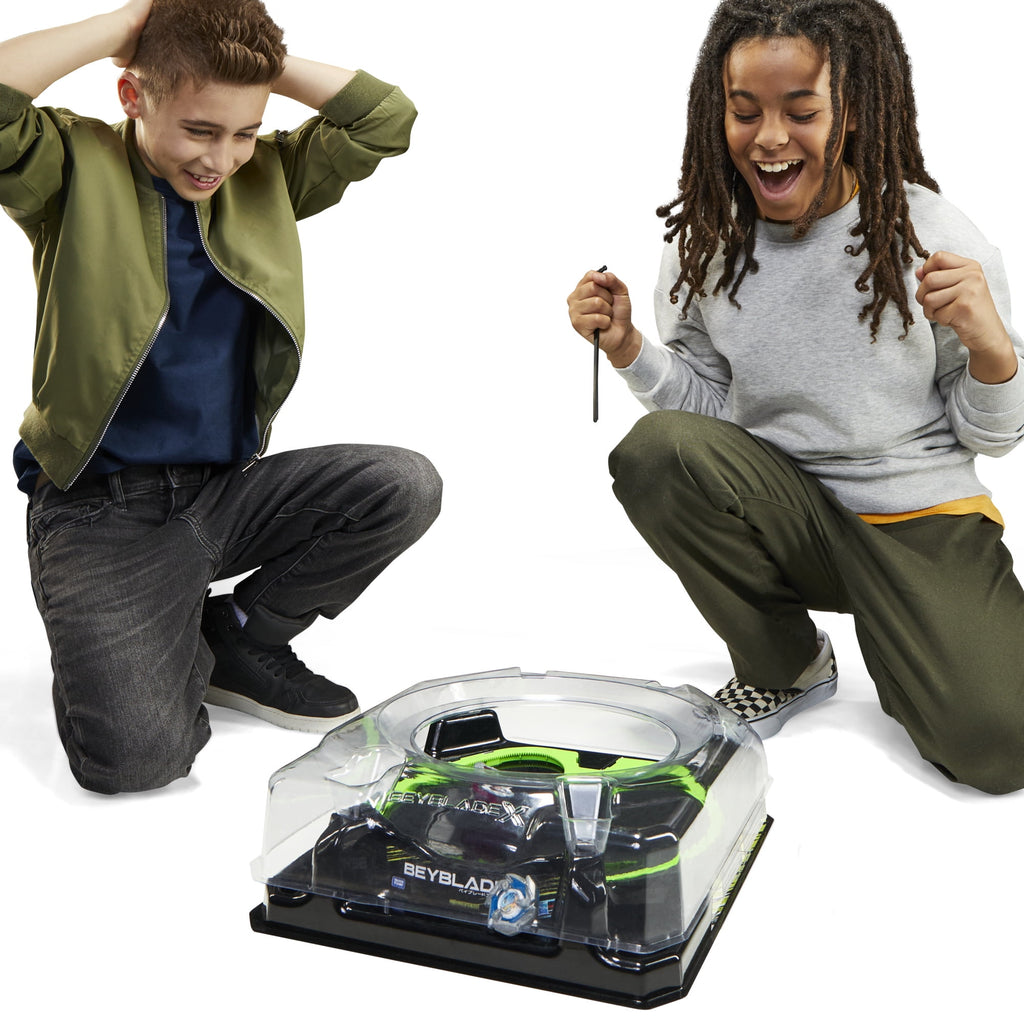 Beyblade X Xtreme Battle Set with Beystadium, 2 Right-Spinning Battling Tops, and 2 Launchers