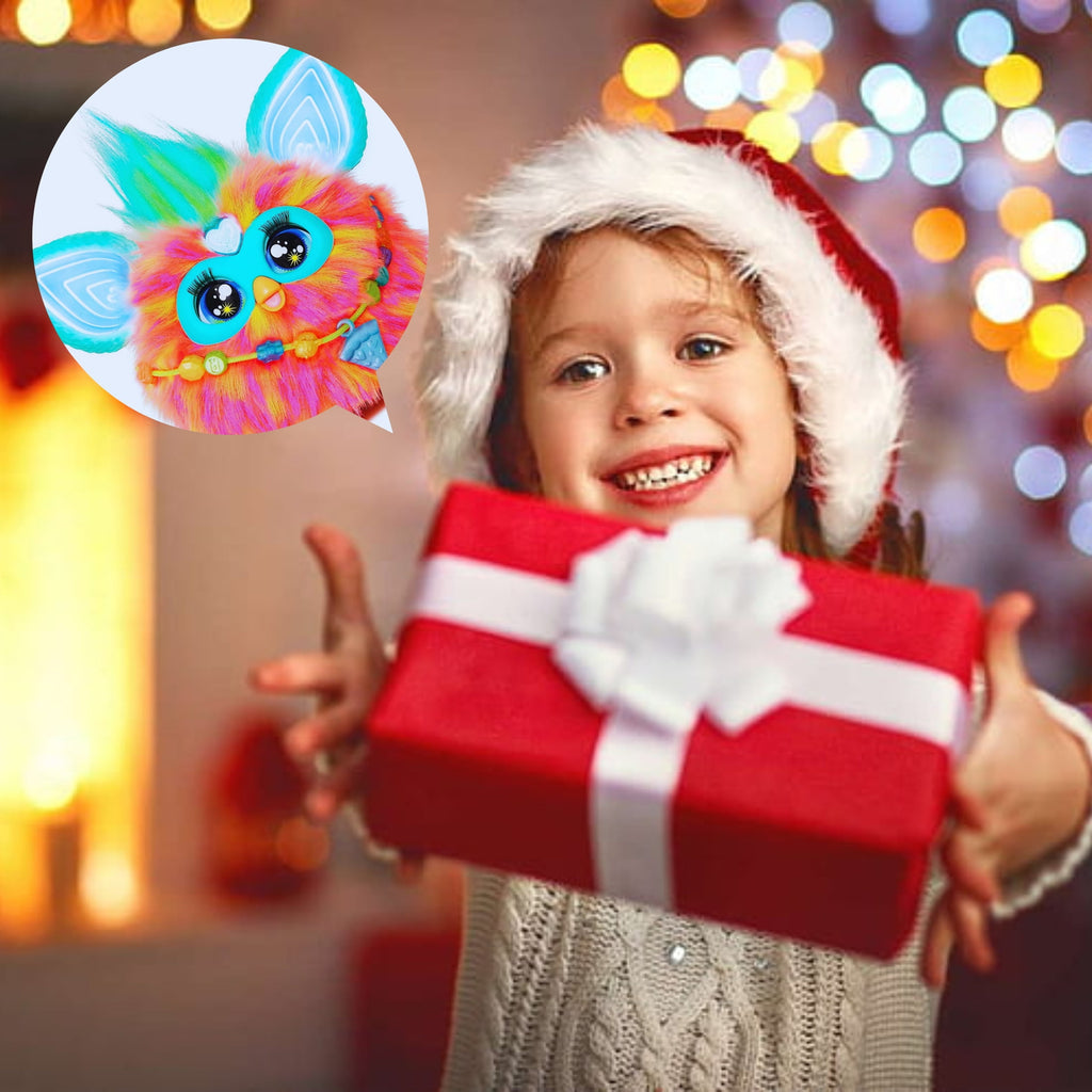 Furby Coral Interactive Plush Toys with 15 Fashion Accessories Voice Activated Animatronic Dancing Soft Toy for Kid Toddlers Christmas Holiday Birthday Gifts for 6 Yrs Old Up