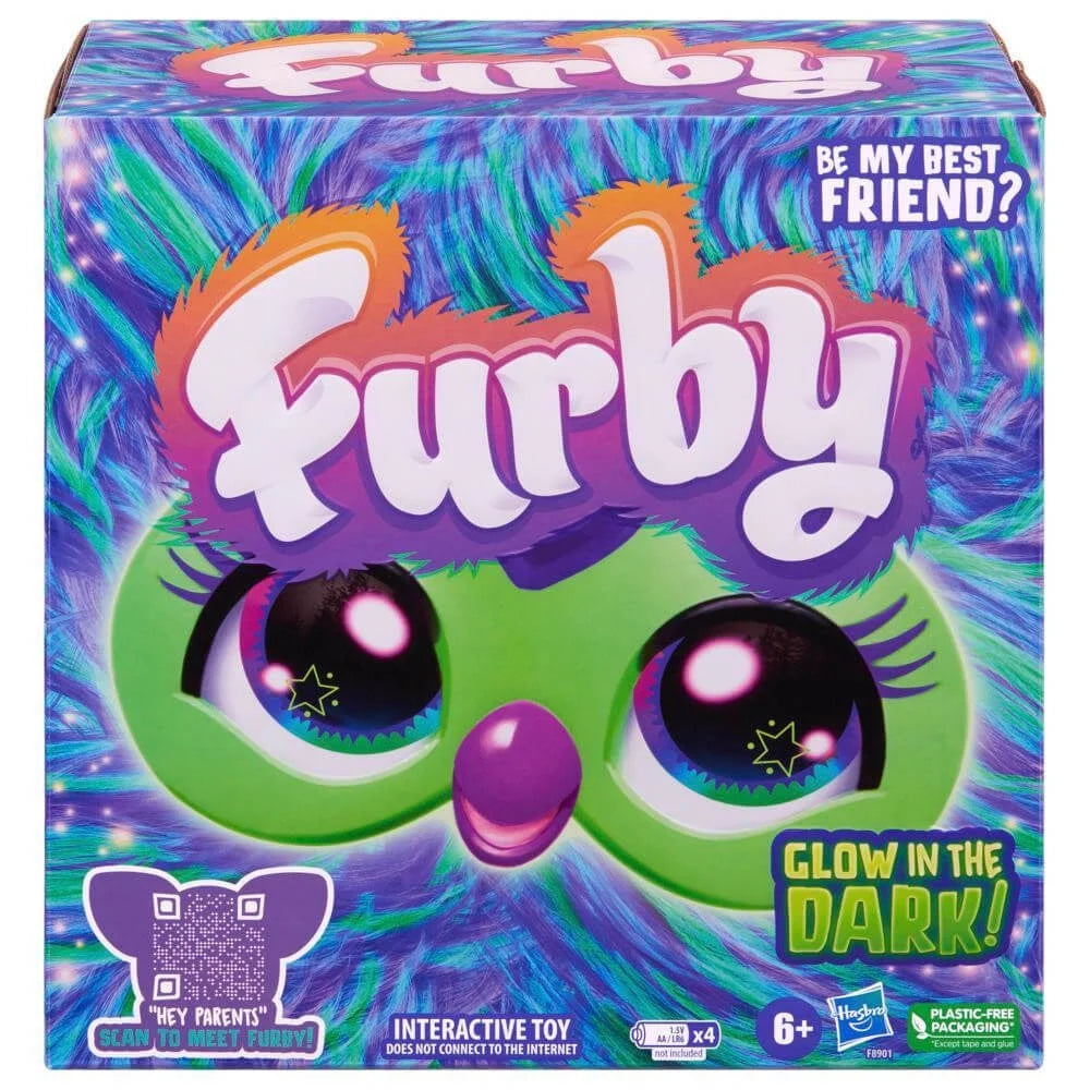 Hasbro F8901 Furby Glow in the Dark Galaxy Edition Interactive Toy