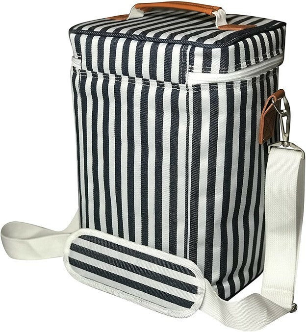 Lunch Bag by DS Picnic Insulated Wine / Lunch Bag 4 Bottles Capacity Cooler