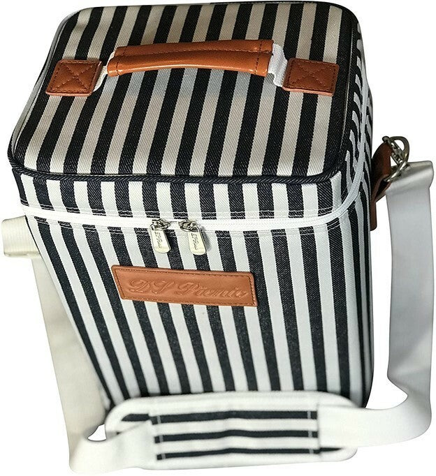 Lunch Bag by DS Picnic Insulated Wine / Lunch Bag 4 Bottles Capacity Cooler