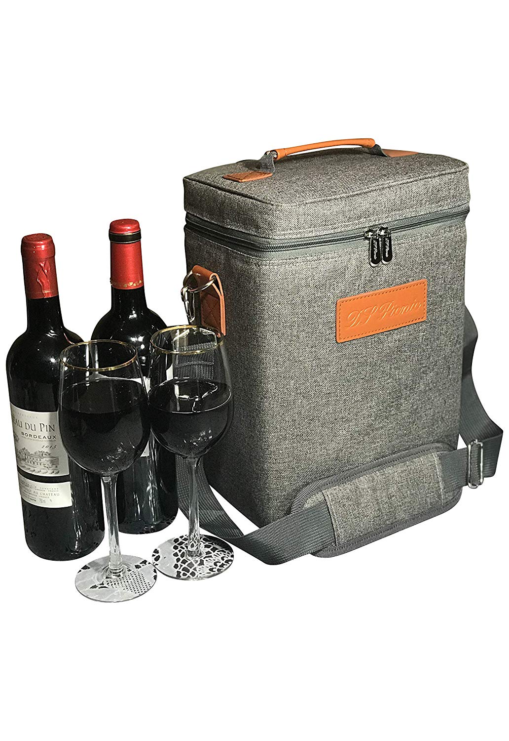 Padded Wine Bottle Carrier, Carry Wine Easily